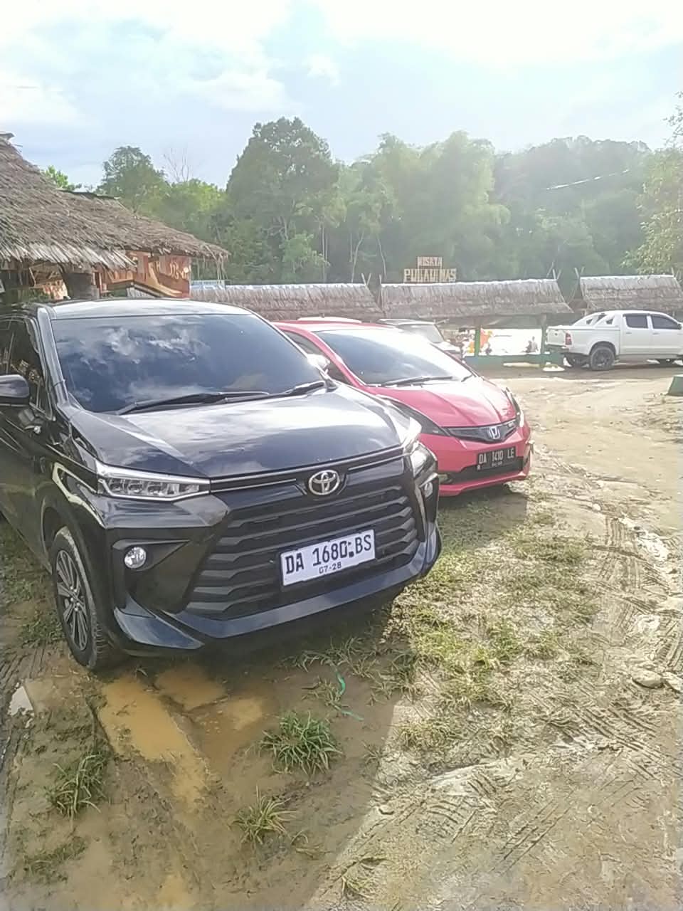 All New Avanza (DA 1680 BS) di Wisata Pulau Mas